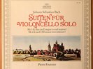 FOURNIER BACH CELLO SUITES 1/2  ARCHIV 198186 STEREO GERMAN IMPORT LP NEAR MINT