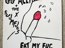 GG Allin+the Scumfucs Eat My Fuc LP Orig w/insert Blood Records kbd punk Jabbers