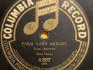 1909 - Laughing story CAL STEWART “FARM YARD MEDLEY” 78 rpm COLUMBIA A367 VG++