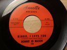 Bonnie Jo Mason Ringo I Love You bw Beatles Blues Cher 45 #1 Record Phil Spector