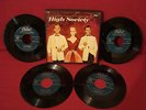 HIGH SOCIETY FRANK SINATRA GRACE KELLY BING CROSBY 4 RECORD BOX SET VG++ EDM 750