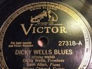 78 Rpm; COLEMAN; DJANGO; WELLS;Bill Coleman Blues & Dicky Wells Blues ;Vic-27318