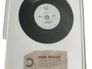 Paul Weller Shine On Limited Edition Numbered 7” Vinyl Single Framed Unplayed