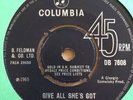 Gary Farr & the T bones,Give All She's Got , Factory Sample,EX, freakbeat, Mod