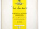 PAUL HINDEMITH CONDUCTS The 4 temperaments germany 1963 dgg LPM 18301 FD LP EX+