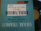 MENUHIN - ENESCO - LANDOWSKA / BACH / RCA LCT 1120