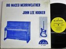 John Lee Hooker Big Maceo Merriweather Fortune 3002 Yellow Lbl Original Mono VG
