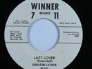 Northern Soul 45 GERALDINE LATHAM Lazy Lover WINNER 7 11 VG++ promo HEAR