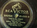 RCA 20-2205 Arthur Crudup DUST MY BROOM 78rpm E w sleeve ROBERT JOHNSON  Blues
