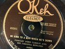 Okeh 45301 Fiddlin John Carson KIND TO A MAN WHEN HE's DOWN 78rpm Country E+/EE+