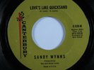 Northern Soul 45 SANDY WYNNS Love's Like Quicksand CANTERBURY HEAR