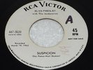Elvis Presley Suspicion / Kiss Me Quick 1964 RCA 447-0639 45 rpm WL PROMO