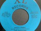 The Ovations - Sweet Thing / Till I Find Some Way (XL Records) US SOUL 45