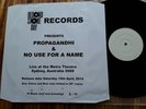 No Use For A Name And Propagandhi ?– Live In Sydney - 2014 NEW LP test pressing