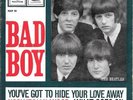 THE BEATLES 45 EP BAD BOY+PS HOLLAND RARE 1966