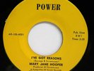 45 RPM, SOU/ FUNK, MARY JANE HOOPER, TEACH ME/ IVE GOT REASONS, POWER-105