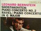 COLUMBIA MS 6043 *6-EYE* RAVEL & SHOSTAKOVITCH PNO CTOS *BERNSTEIN* TAS/HP LIST