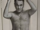 OFFICIAL SIGNED NAKED MORRISSEY cardboard cutout lifesize 72