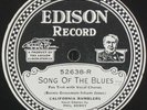 Edison Electric Disc 52638 California Ramblers Song Of The Blues & Broken Idol