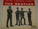 The Beatles, She Loves You 45 Record, Swan S-4152 1964 Picture Sleeve Us Oop