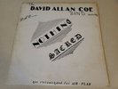 DAVID ALLAN COE - NOTHING SACRED LP RECORD VG+ EX VINYL DAC LP-0002
