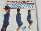 THE RONETTES WALKING IN THE RAIN / HOW DOE'S IT FEEL 45 & PIC SLEEVE  PHILLIES