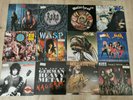 12 Vinyl LPs Heavy Metal: Rage, Megadeth, WASP, Kiss, MSG, Roko, Motörhead etc.