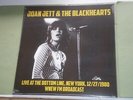 joan jett & the blackhearts bottom line new york 1980 lp vinyl (the runaways)