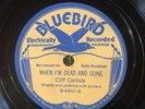 Bluebird 6647 Cliff Carlisle MY ROCKIN' MAMA 78 rpm Country  V+/E 1937