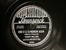 JAZZ BILLIE HOLIDAY TEDDY WILSON Here It Is To-Morrow Again BRUNSWICK 8259