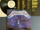METALLICA Ride The Lightning Promo White Label LP Vinyl VG+/VG+
