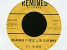 O.C. TOLBERT Marriage is Only a State of Mind on Remined Soul Funk 45 NM