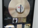 Michael Jackson BAD Gold RIAA Award (goldene Schallplatte)