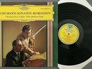 Y218 Schumann Sonatas Romances Ferras Barbizet DGG 138 998 SLPM Stereo ED1 Tulip