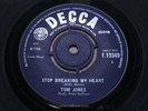 TOM JONES   Stop Breaking My Heart   MINT   DECCA F 12349   Northern Soul Mod Da