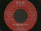 hear Hot Rock & Roll Instro 45 JIM BLACK & THE STARDUSTERS Question Twist FLO