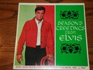 ELVIS PRESLEY VINYL 10 INCH SEASONS GREETINGS FROM ELVIS 1/2 HOUR CHRISTMAS SHOW