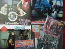 STRAY CATS 4 LP LOT: GONNA BALL, RANT N RAVE, BUILT FOR SPEED, S/T + TWO 7