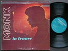 THELONIOUS MONK Monk In France LP RIVERSIDE RS 9491 US 1965 JAZZ Charles Rouse