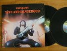 THIN LIZZY LIVE AND DANGEROUS DOUBLE GATEFOLD 1978 VINYL LP ALBUM   EX / VG+