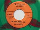 COLLEGIANS Doo Wop RED GREEN MULTI WAX 45rpm On Your Merry Way/Zoom Zoom LISTEN