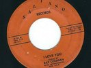 PA Rockabilly - Ray Coleman SALIANO 111 I love you / My rock and roll baby ?