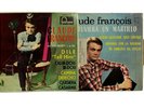 CLAUDE FRANÇOIS - 2 45 tours ESPAGNOLS (avec languettes)- 1963 (ESPAGNE)