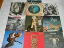 lot- 10 rock LPs – STYX sammy hagar TOTO survivor EAGLES al stewart KANSAS vg++