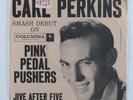 Rockabilly 45 CARL PERKINS Pink Pedal Pushers COLUMBIA VG+ picture sleeve HEAR