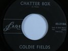 Rockabilly 45 GOLDIE FIELDS Chatter Box SAGE HEAR