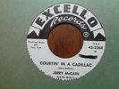 JERRY MCCAIN 45 R&B BLUES SOUL on EXCELLO 2268 NEAR MINT Courtin In A Cadillac