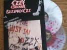 OZZY OSBORNE JUST SAY OZZY LP & BLIZZARD OF OZZ MR CROWLEY LP COMBO  SPLATTER