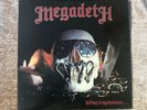 Megadeth- Killing is my Business...Earliest Press w/ Green Combat Labels, 1985