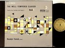 Decca DX-127 3 discs Rosalyn Tureck, Bach Well-Tempered Clavier, Book 1